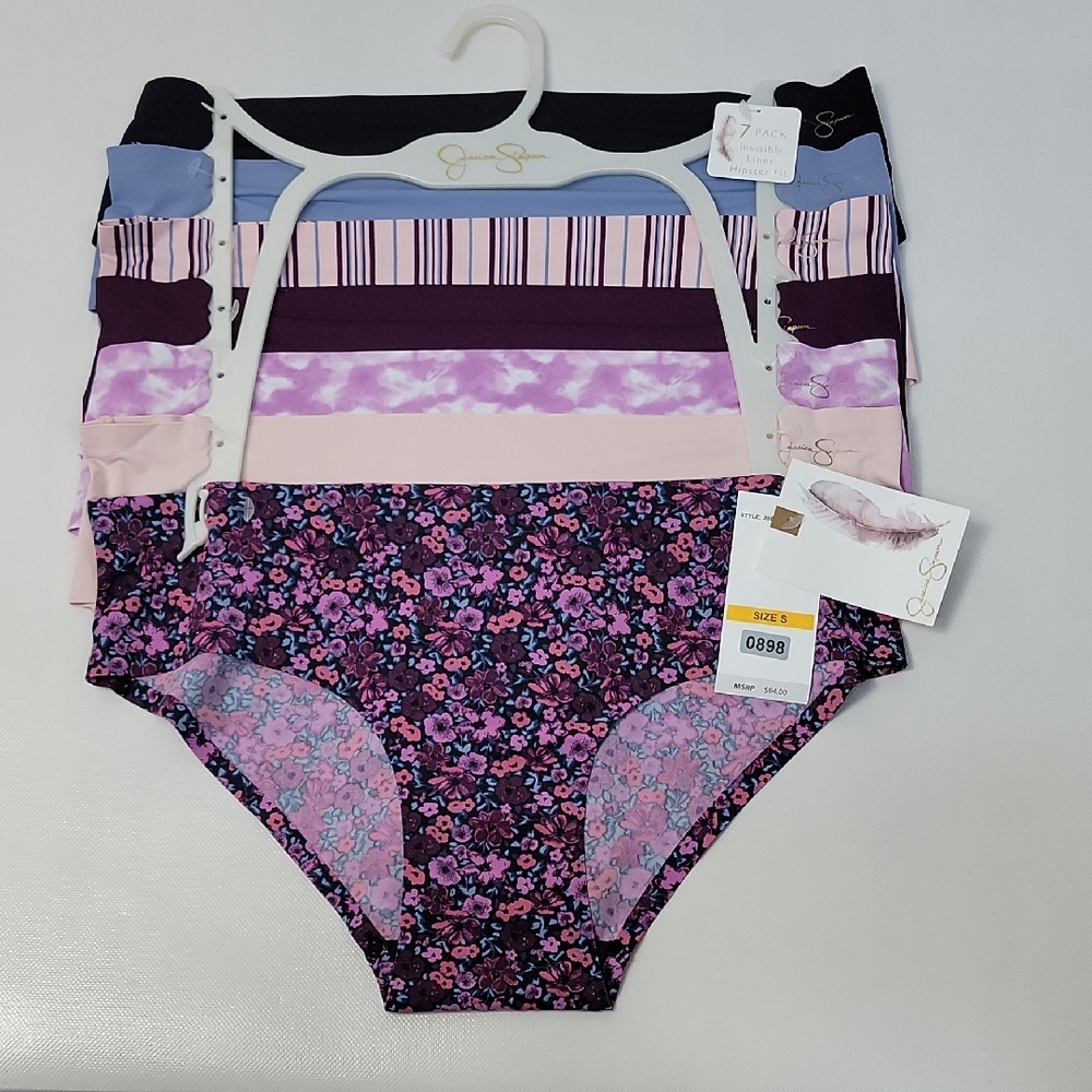 Jessica Simpson 7pk Invisible Lines Hipster Fit Set